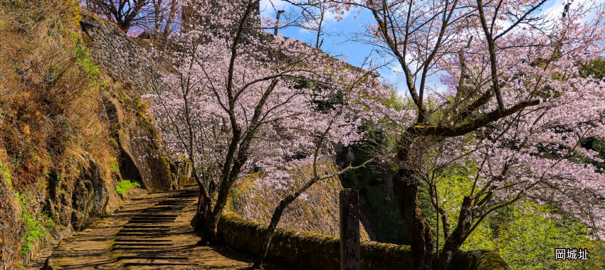 大分竹田岡城址